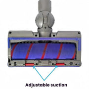 Adjustable Suction Floor Brush for Dyson V7 / V8 / V10 / V11 / V15 / G5 Vacuum Cleaners, Spec: Direct Drive Head+Soft Roller Set
