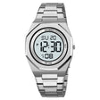 SKMEI 2479 Men Business Casual Multi-Function Chronograph Electronic Watch(Silver) - free shipping - PMC TechLife - Order now!