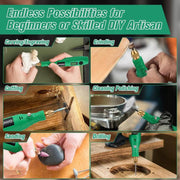 137pcs /Set 5-speed Mini Electric Grinder Micro Drill Metal Glass Ceramic Grinding Carving Cutting And Polishing Tools