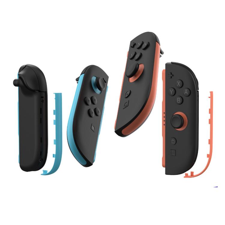 For Nintendo Switch 2 JoyCon Left and Right Handle Decorative Strips(Left Blue Right Red)