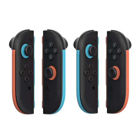 For Nintendo Switch 2 JoyCon Left and Right Handle Decorative Strips(Left Blue Right Red)