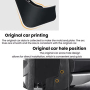 For 2010-2015 Toyota Prius Car Tire Soft Rubber Mudguard(Black)