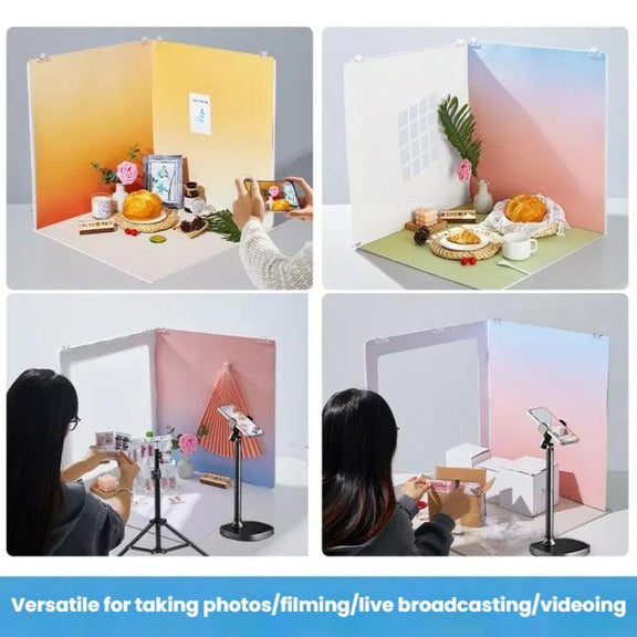 19pcs /Set 3D Shooting Background Board Live Broadcast Product Photography Props, Size: 60cm