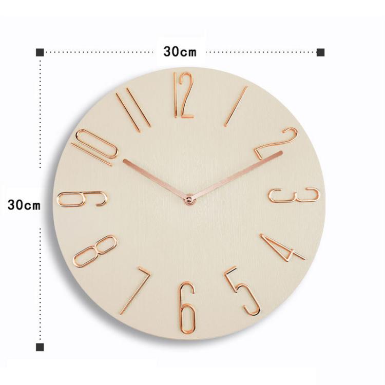 12 Inch Frameless Minimalist Wall Clock Silent Modern Quartz Clock for Living Room, Bedroom, Kitchen, Color: Black
