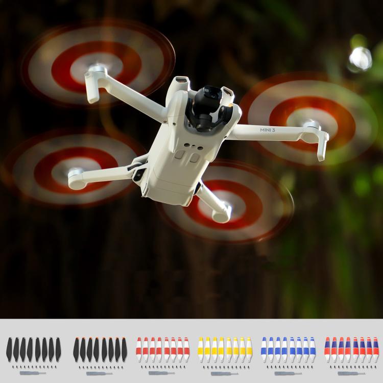 For DJI Mini 3 Drone 8pcs /Set 6030F Propeller Blades Low Noise Wings With Screwdrivers, Color: Yellow