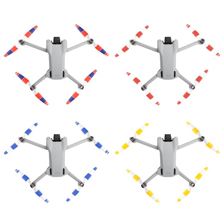For DJI Mini 3 Drone 8pcs /Set 6030F Propeller Blades Low Noise Wings With Screwdrivers, Color: Yellow