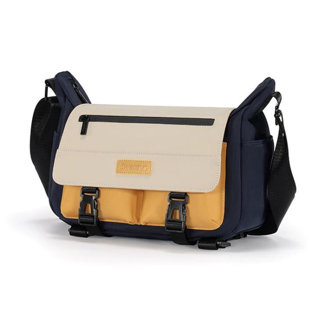 Cwatcun D191 Large Shoulder Camera Bag Water-resistant Crossbody Microsingle DSLR Camera Messenger Bag