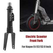 For 8-Inch Kugoo S1/S2/S3 Scooters Front Fork Assembly Replacement Suspension Part(Black)
