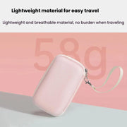 Cwatcun D204 Small Convenient Microslice Storage Bag Compact Digital Camera Water-resistant Hard Case(Black)