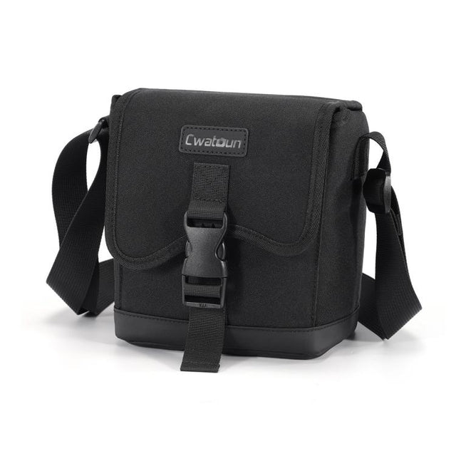 Cwatcun D186 Small Anti-scratch Lightweight Camera Shoulder Bag Camera Portable Crossbody Storage Bag(Black)