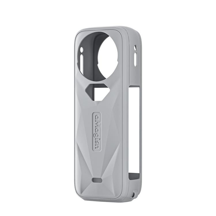 aMagisn Body Case For Insta360 X5 Action Camera Protective Accessories Gray