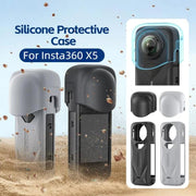 aMagisn Body Case For Insta360 X5 Action Camera Protective Accessories Gray