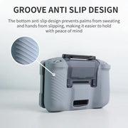 For DJI RC Pro 2 Remote Control Silicone Case Screen and Body Protective Cover(Gray)