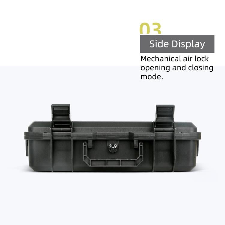 For DJI Mavic 4 Pro Fly More Combo RC 2 Explosion-Proof Box EVA Shockproof Storage Case With Shoulder Strap(Black)