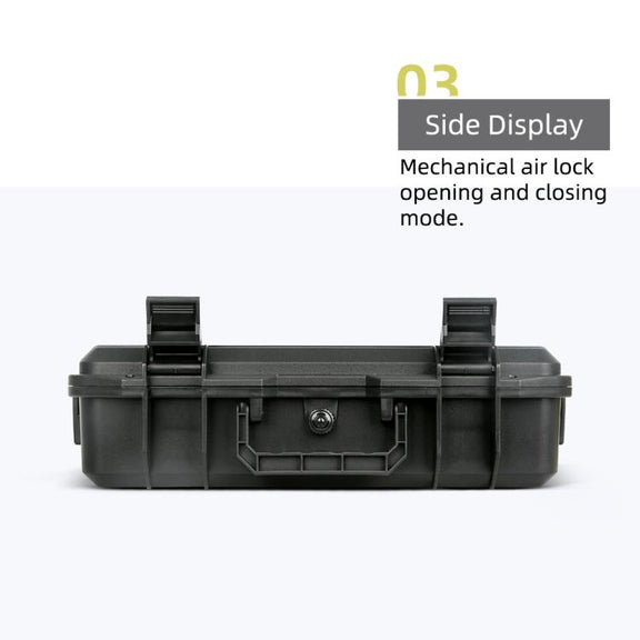 For DJI Mavic 4 Pro Fly More Combo RC 2 Explosion-Proof Box EVA Shockproof Storage Case With Shoulder Strap(Black)