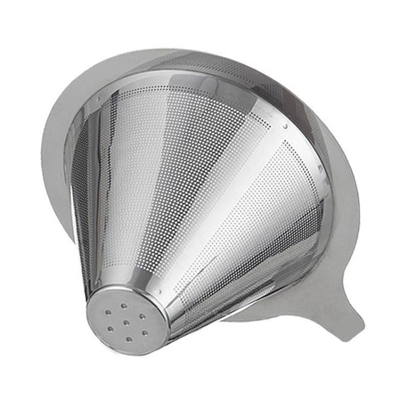 304 Stainless Steel Coffee Filter Reusable Mesh for Pour Over/Drip Coffee Maker, Spec: 1-2 Cups