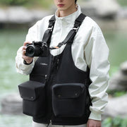 Cwatcun D192 Multifunctional Vest Outdoor Lightweight Comfortable Camera Bag