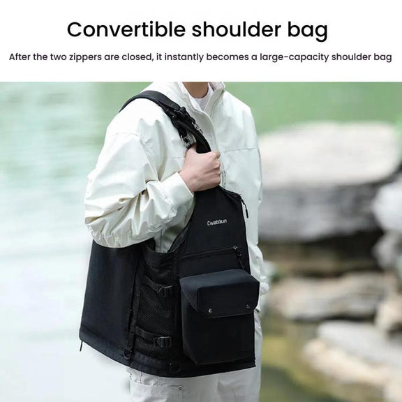 Cwatcun D192 Multifunctional Vest Outdoor Lightweight Comfortable Camera Bag