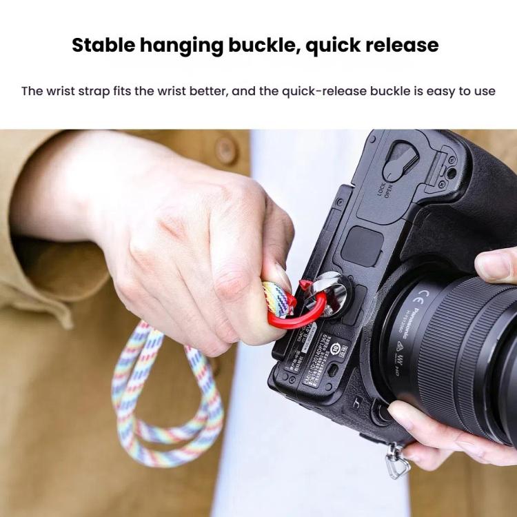 Cwatcun D189 Camera Wrist Strap Comfortable Stress Relief Quick Release Hand Strap