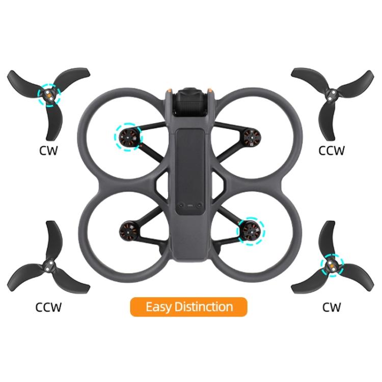 For DJI Avata 2 Sunnylife 3032S 2pairs Propellers(Black)