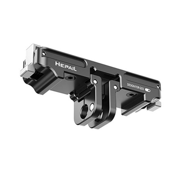 For Insta360 GO 3 / 3S HEPAIL AC-08 Aluminium Alloy Magnetic Quick Release Base
