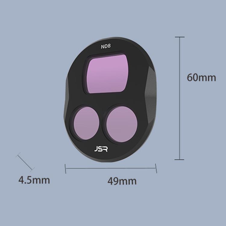 For DJI Mavic 4 Pro JSR Filter Lens Protector, Style: CPL+ND16+NIGHT