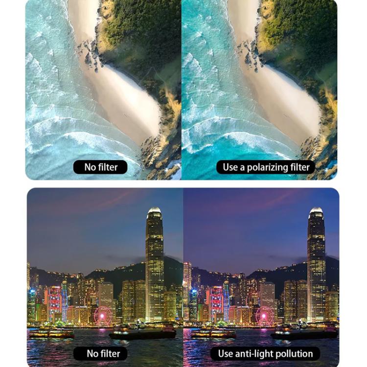 For DJI Mavic 4 Pro JSR Filter Lens Protector, Style: NIGHT