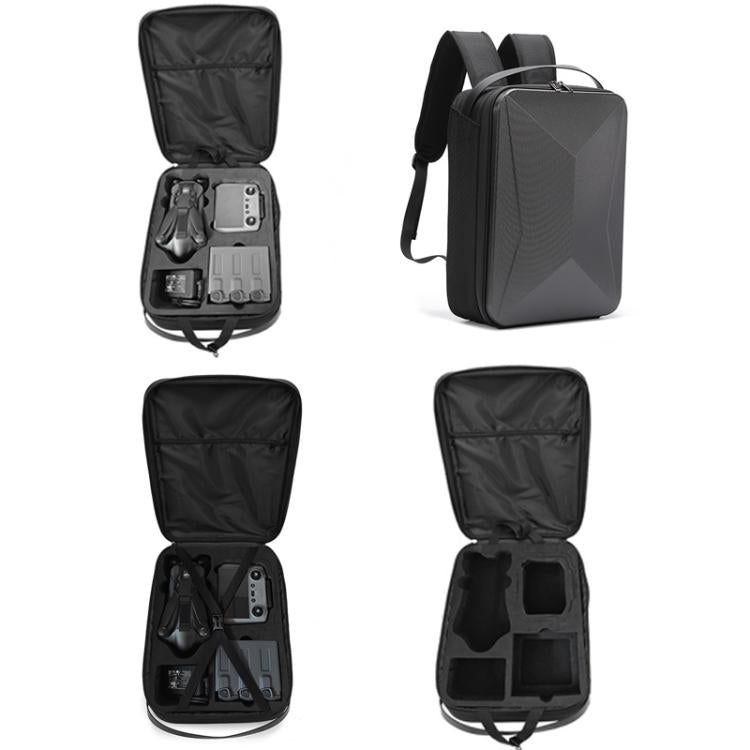 For DJI Mavic 4 Pro Fly More Combo / Creator Combo BKANO Hard Shell Backpack Storage Bag(Black)