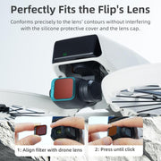 For DJI Flip aMagisn Filter Lens Accessories, Spec: ND8+ND16+ND32+ND64