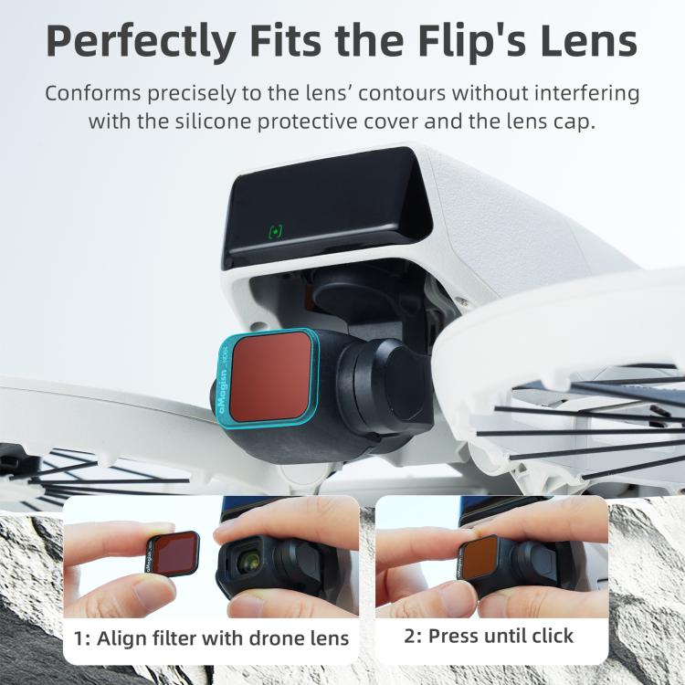For DJI Flip aMagisn Filter Lens Accessories, Spec: 1/4 Miat