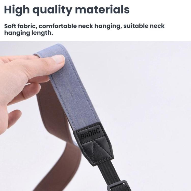 For DJI MINI 3/4 PRO/MAVIC 3 Classic BRDRC Screen Remote Control Strap(Gray/Brown)