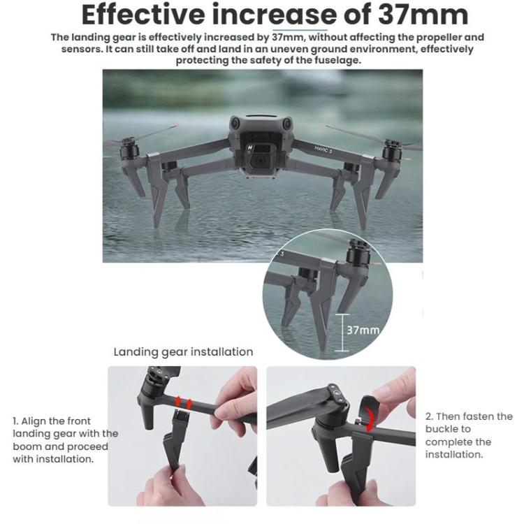For DJI MAVIC 3/3 PRO BRDRC Drone Aerial Thrower(Dark Gray)