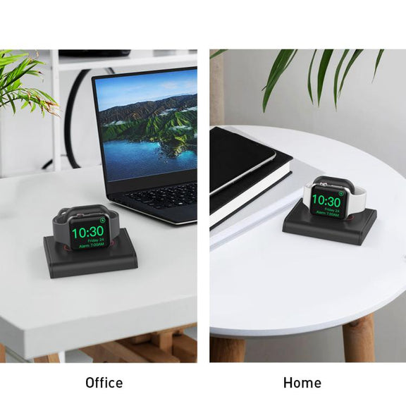 For Apple Watch / Earphone AhaStyle PT117-1 Charging Dock Plastic Storage Stand Without Charger(Gray)