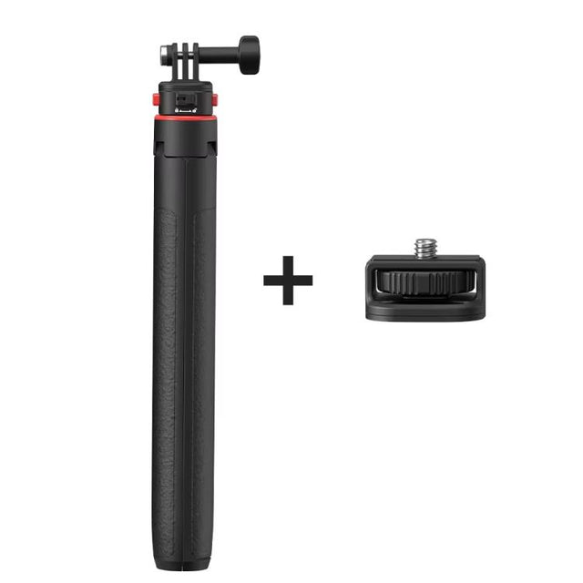 Flymile 1.63m Magnetic Quick-Release Tripod Selfie Stick for Action Cameras for Vlogging, Outdoor Sports(Black)