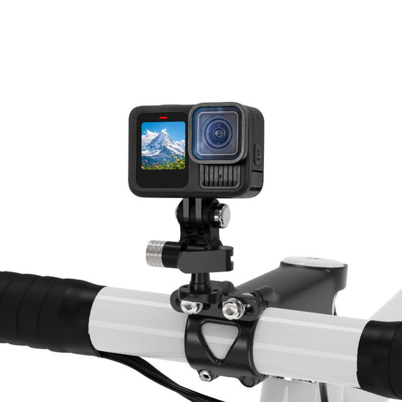 1/4 Universal Damping Adjustment Bicycle Stem Camera Mount Cycling Front Light Bracket For Shooting