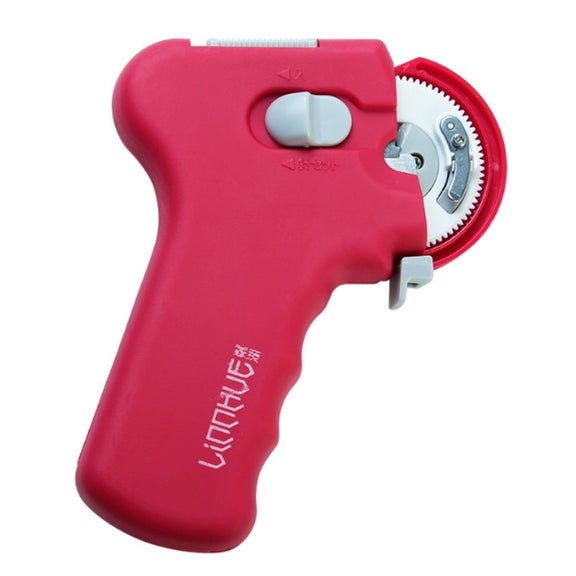 LINHU Automatic Hooking Device Multifunctional Hooking Device Electric Knotting Device, Style:Long Handle(Red)