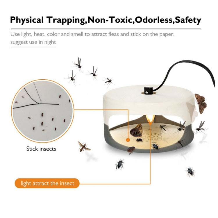 Flea Trap Pet Home Flea Lamp, Plug Type:JP Plug