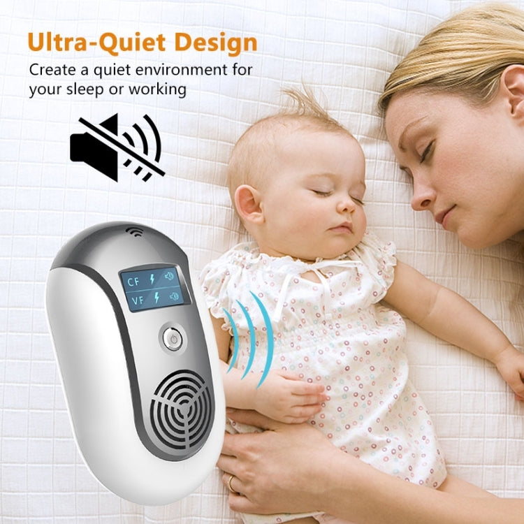 Electronic Pest Control Ultrasonic Pest Repeller(Grey)
