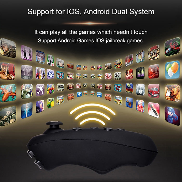 VRPARK Virtual Reality 3D VR Glasses Gamepad Game Joystick Bluetooth Remote Controller for iPhone IOS Android Smartphone Phone