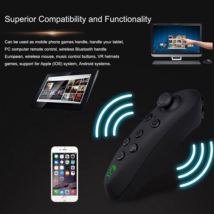 VRPARK Virtual Reality 3D VR Glasses Gamepad Game Joystick Bluetooth Remote Controller for iPhone IOS Android Smartphone Phone