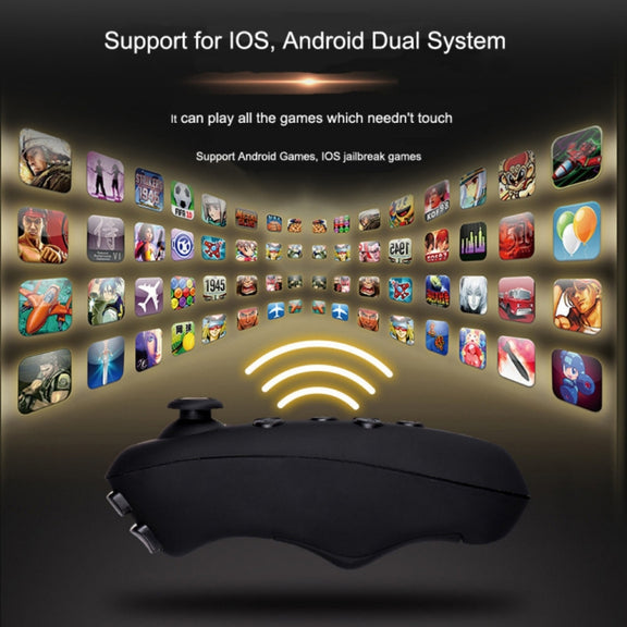 VRPARK Virtual Reality 3D VR Glasses Gamepad Game Joystick Bluetooth Remote Controller for iPhone IOS Android Smartphone Phone