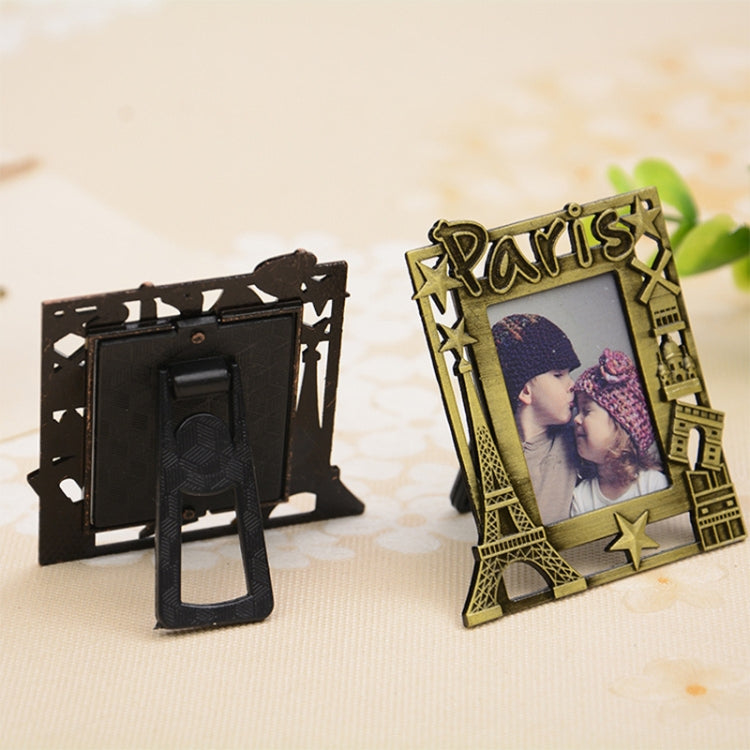 2 PCS Creative Metal Vintage Photo Frame(Square Keychain)