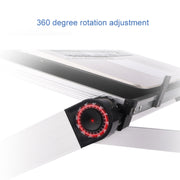 Universal 360 Degree Adjustment Folding Aluminum Alloy Laptop Stand(White)