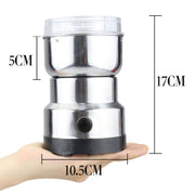 Multi-functional Coffee Grinder Stainless Electric Bean Grinder Herbal Medicine Grinding Machine, US Plug