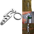 Multi-function Bottle Opener Keychain Outdoor Pocket Tool Pry Bar Hex Key Wrench - free shipping - PMC TechLife - Order now!