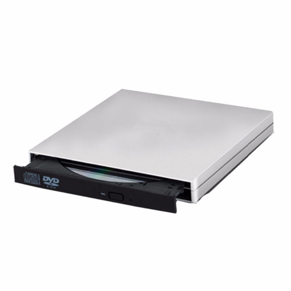 USB 2.0 Portable Ultra Slim External Slot-in DVD-RW CD-RW CD DVD ROM Player Drive for PC