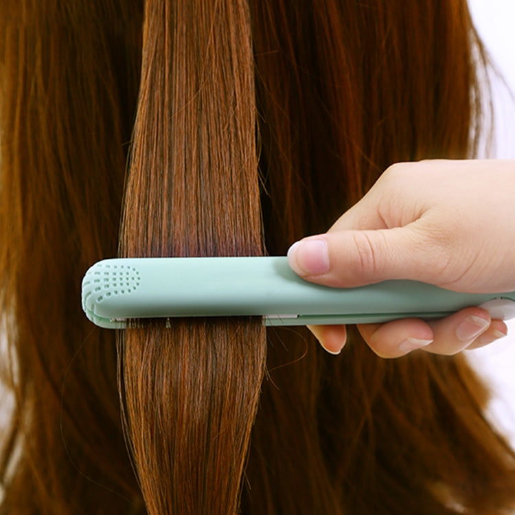 Mini Professional Hair Tools Smoothing Corrugated Travel Straightening Irons(Yellow Chick)
