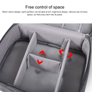 Digital Cable Bag Men Portable Travel Gadgets Pouch Power Cord Charger Headset Organizer(Wine red)