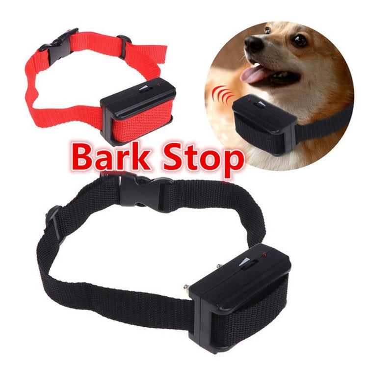 Pet Bark Stopper Automatic Dog Trainer Electric Shock Collar(Black)