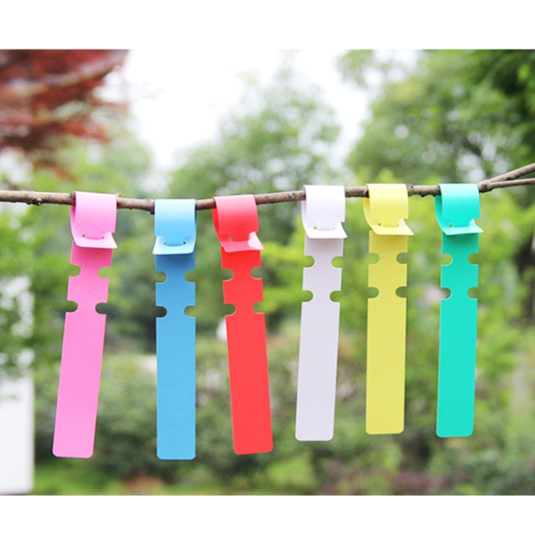 100 PCS Gardening Plant Sapling Seed Hanging Tree Label(Blue)